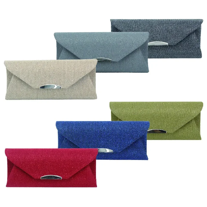 2022  New Fashion Matte Dinner Party Bag Lady Clutch Chain Bag Small Flashing Material Envelope Evening Bag